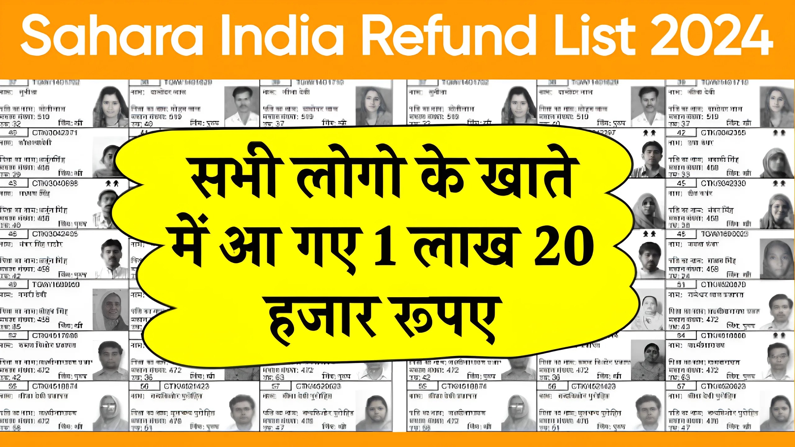 Sahara India 3rd Refund List